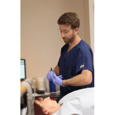 Cardiology specialist providing patient care